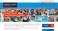 Desktop Screenshot of orangecountyteambuilding.com