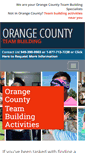 Mobile Screenshot of orangecountyteambuilding.com